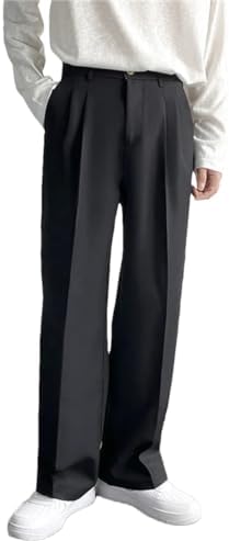 Amazon.com: Generic Men's Black White Khaki Oversize Suit Pants